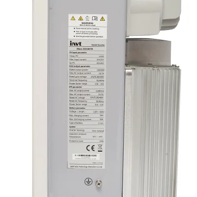 Inverter ibrido 10KW INVT XD10KTR trifase 380V per impianto fotovoltaico 2xMPPT, wi-fi logger e smart meter inclusi ON/OFF-GRID - immagine 2