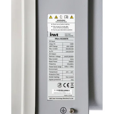 Inverter ON-GRID iMARS 30 KW XG30KTR INVT prosumer, trifase 400V - immagine 4