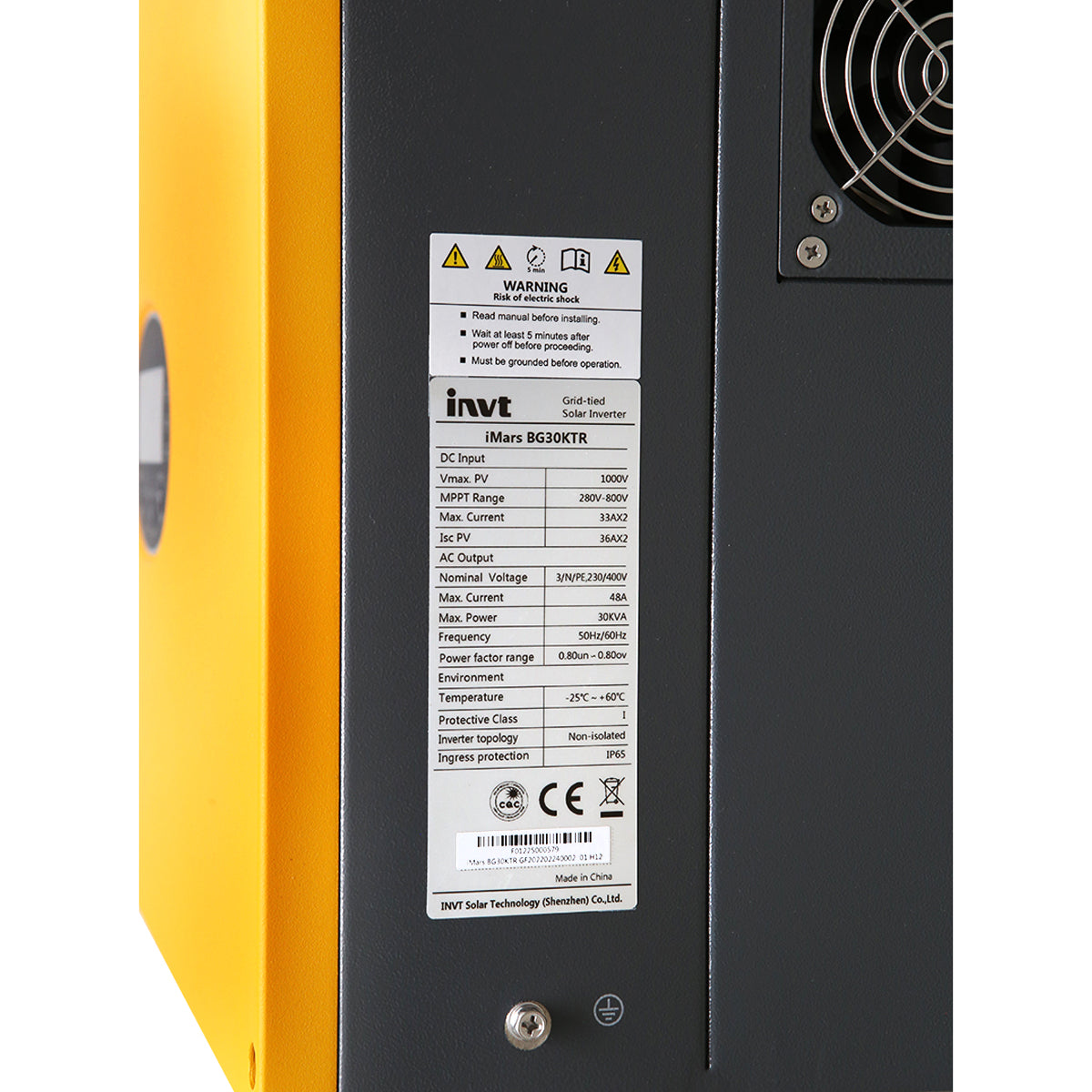 Inverter ON-GRID iMARS 30KW BG30KTR INVT trifase 400V doppio MPPT prosumer - immagine 5