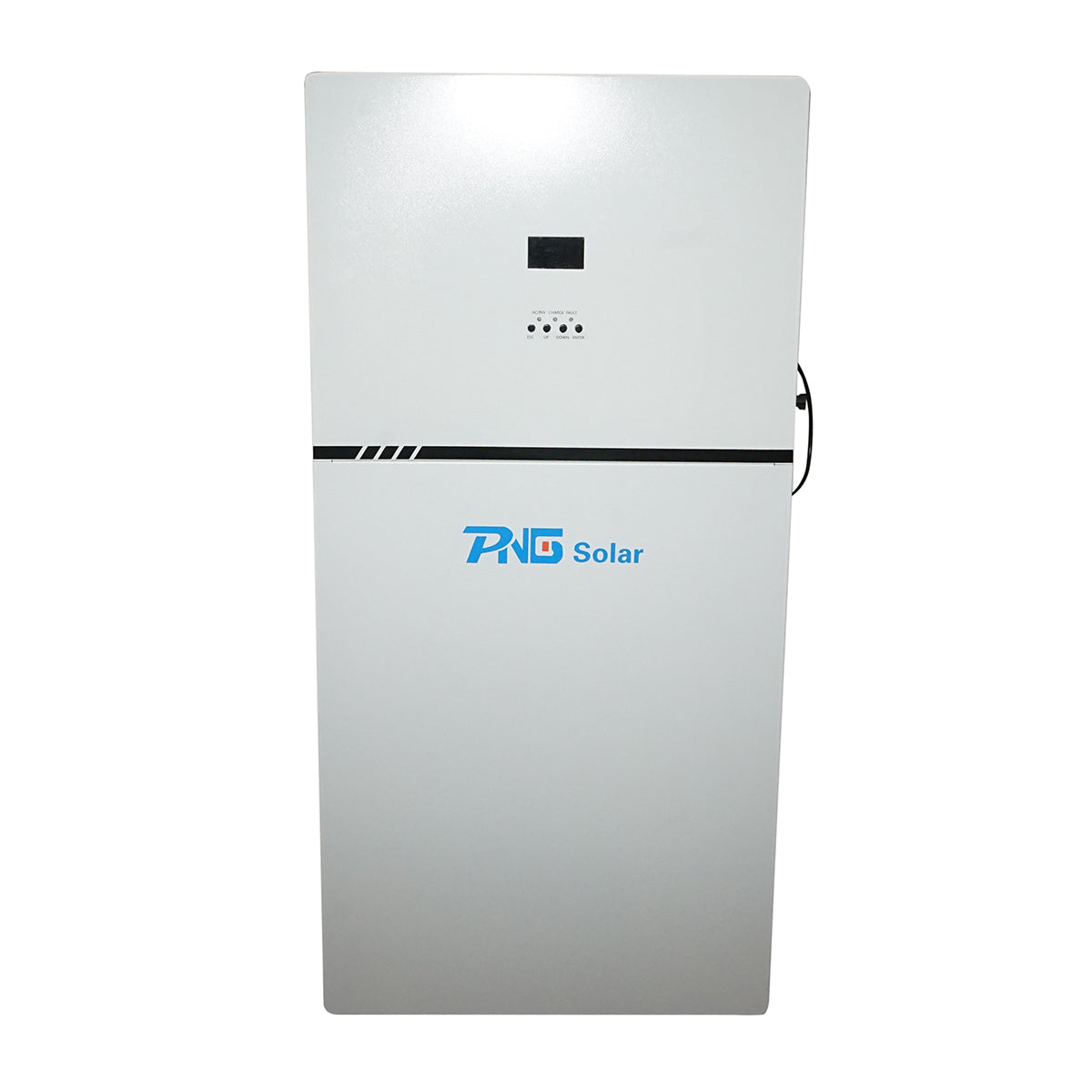 Inverter solare ibrido 5KW ON/OFF GRID, batteria integrata 10KW Li-ion LiFePO4 51,2V, 200Ah, monofase IP54