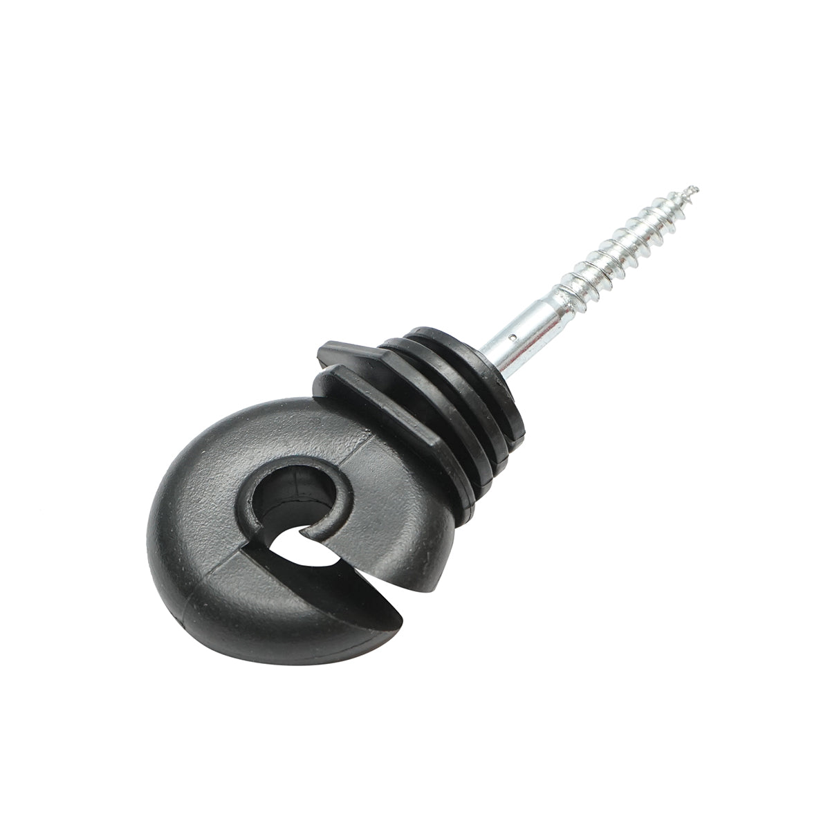 Isolatore ad anello compatto nero, diametro 5.6 mm, dimensioni 87x37 mm, per recinzione elettrica, Thor - immagine 3