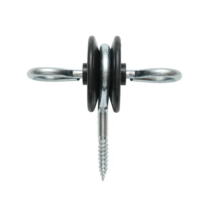Isolatore in acciaio inossidabile con ancoraggio doppio, 5.9 mm, 90x86 mm, per recinzione elettrica, Breckner Germany - immagine 3