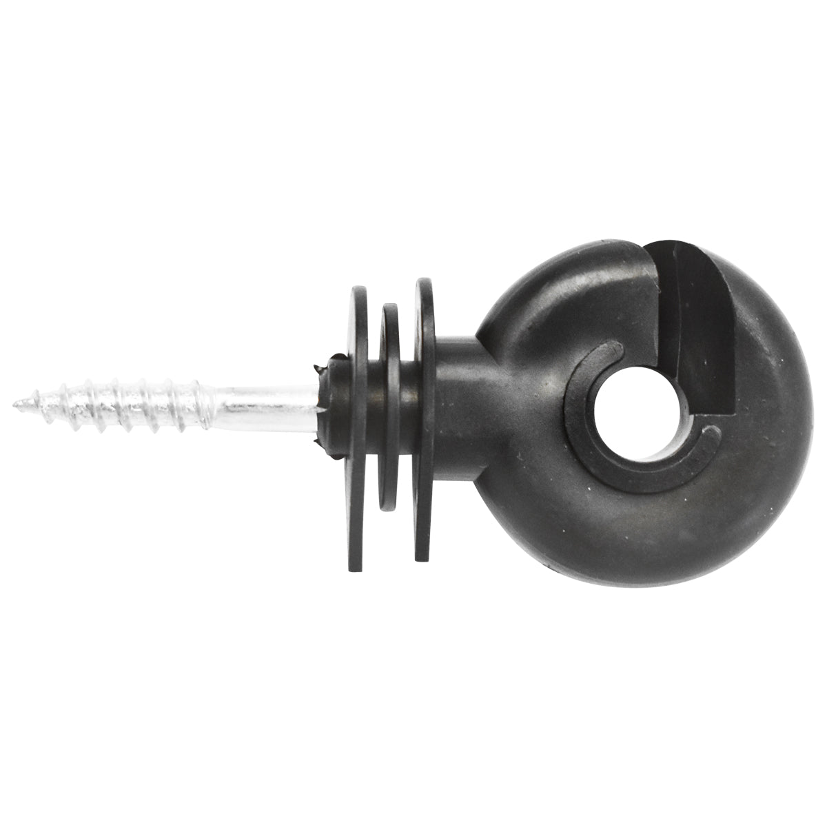 Isolatore premium ad anello compatto, diametro 5.2 mm, dimensioni 80x36 mm, per recinzione elettrica, Mezofarm - immagine 2