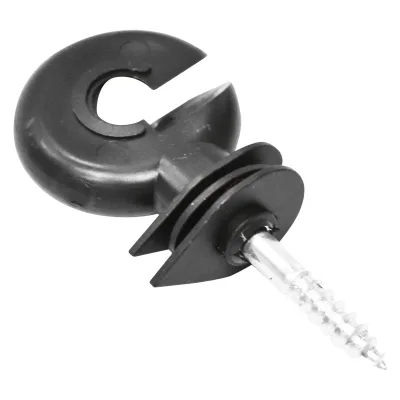 Isolatore premium ad anello compatto, diametro 5.2 mm, dimensioni 80x36 mm, per recinzione elettrica, Mezofarm - immagine 4