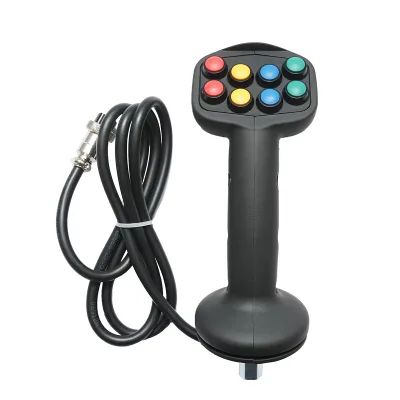 Joystick elettrico 8 pulsanti con modulo di controllo 24V - immagine 4