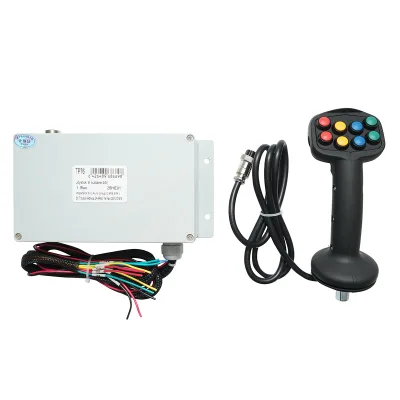 Joystick elettrico 8 pulsanti con modulo di controllo 24V - immagine 2