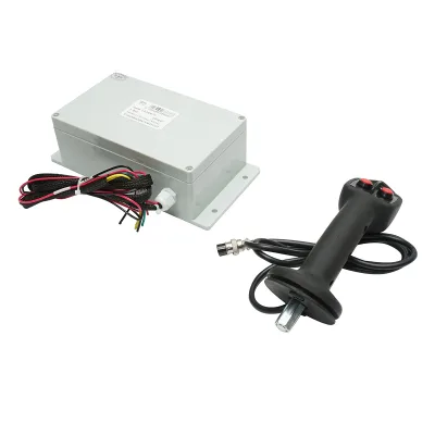 Joystick elettrico a 2 pulsanti con modulo di controllo 12V - immagine 3
