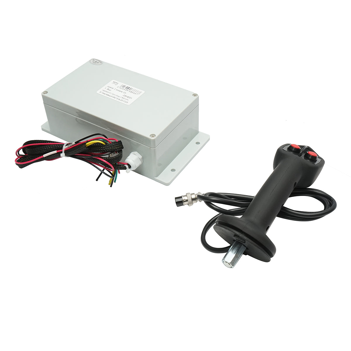 Joystick elettrico a 2 pulsanti con modulo di controllo 12V - immagine 3