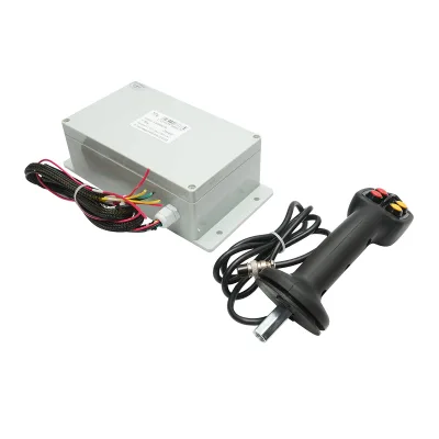 Joystick elettrico a 4 pulsanti con modulo di controllo 24V - immagine 3