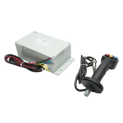 Joystick elettrico a 6 pulsanti con modulo di controllo da 24 V - immagine 3