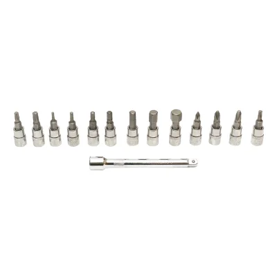 Kit chiave dinamometrica a cricchetto 2-24 NM con prolunga e 14 punte Breckner Germany - immagine 3