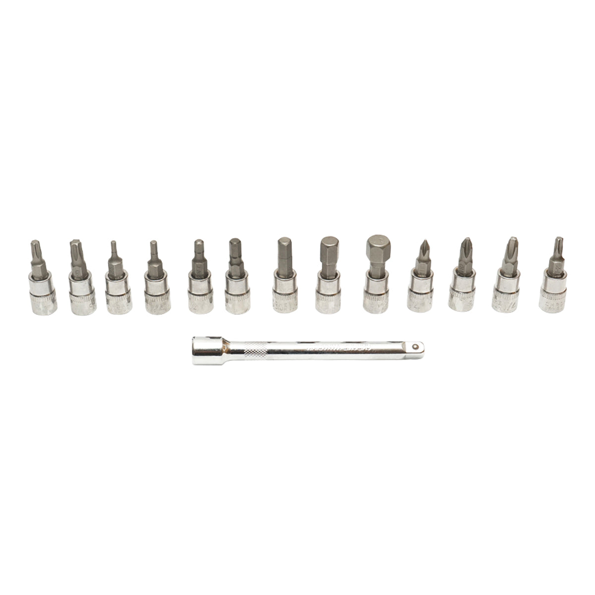 Kit chiave dinamometrica a cricchetto 2-24 NM con prolunga e 14 punte Breckner Germany - immagine 3