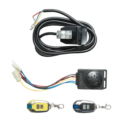 KIT CILINDRO IDRAULICO PER RIBALTABILE 2 ton con telecomando wireless 12V 1,2Kw - immagine 2