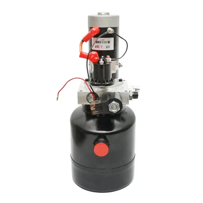 KIT CILINDRO IDRAULICO PER RIBALTABILE 2 ton con telecomando wireless 12V 1,2Kw - immagine 5