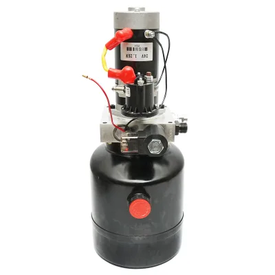 Kit Cilindro idraulico per ribaltabile da 2 tonnellate con telecomando wireless 24V 1,2Kw - immagine 5