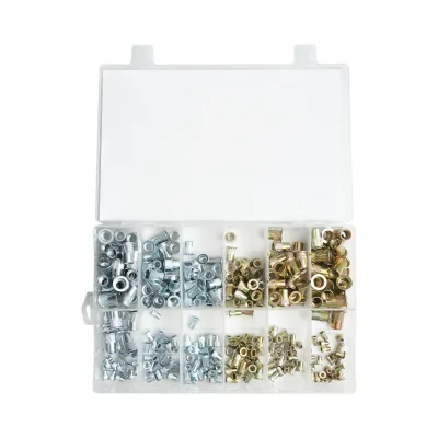 Kit dadi rivettati con collare M3-M10 300 pezzi - immagine 2