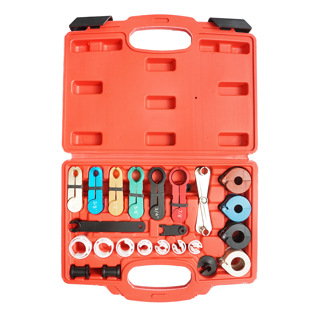 Kit di attrezzi per l'installazione e la rimozione dei condotti dell'aria condizionata e del carburante, 23 pezzi - immagine 2