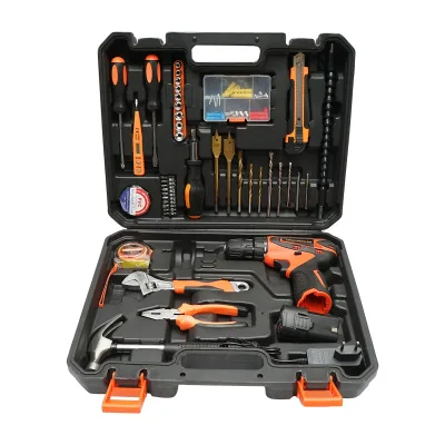 Kit di cacciaviti da 12 V e 1500 mAh con 44 pezzi di utensili e attrezzatura