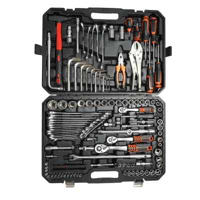 Kit di chiavi a bussola esagonali fisse, inserti, brugole, cacciaviti e utensili 142 pezzi Breckner Germany - immagine 3