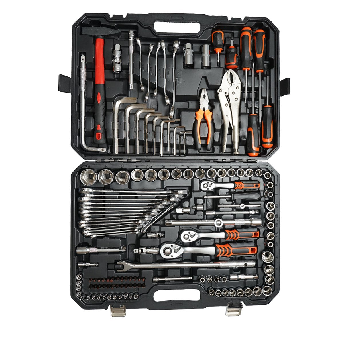 Kit di chiavi a bussola esagonali fisse, inserti, brugole, cacciaviti e utensili 142 pezzi Breckner Germany - immagine 3