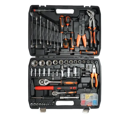 Kit di chiavi a bussola fisse, punte esagonali, cacciaviti, pinze a crimpare e utensili 114 pezzi Breckner Germany - immagine 3