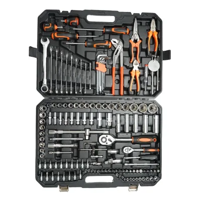 Kit di chiavi a bussola lunghe fisse, inserti, brugole, cacciaviti e utensili 142 pezzi Breckner Germany - immagine 3