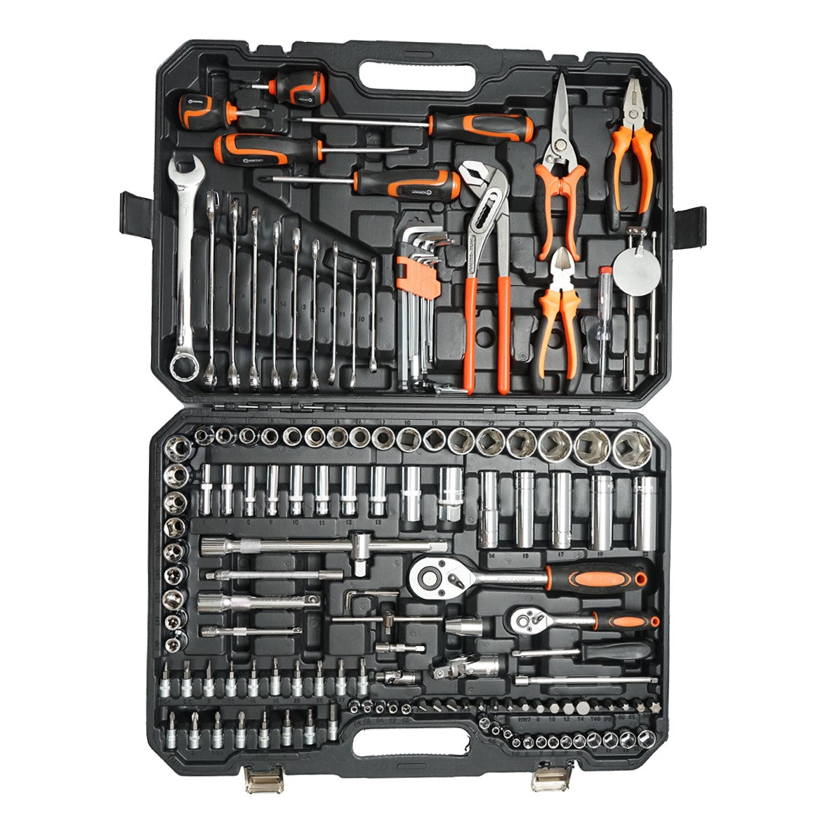 Kit di chiavi a bussola lunghe fisse, inserti, brugole, cacciaviti e utensili 142 pezzi Breckner Germany - immagine 3