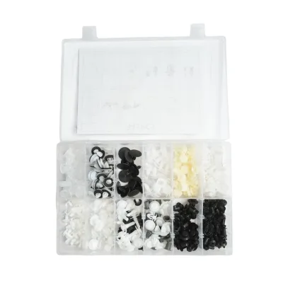 Kit di clip in plastica per auto Peugeot 345 pezzi - immagine 2