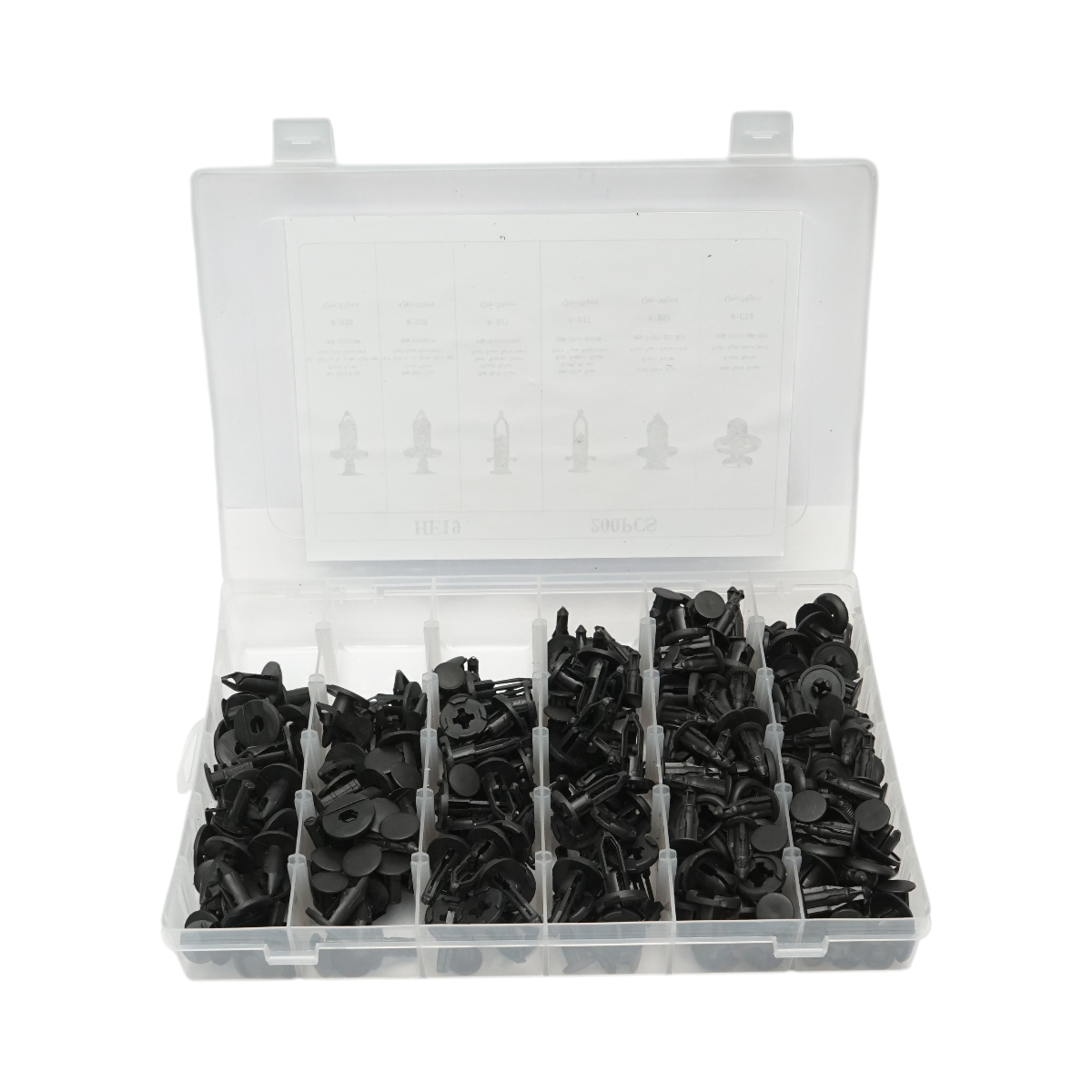 Kit di clip in plastica universali per auto da 200 pezzi