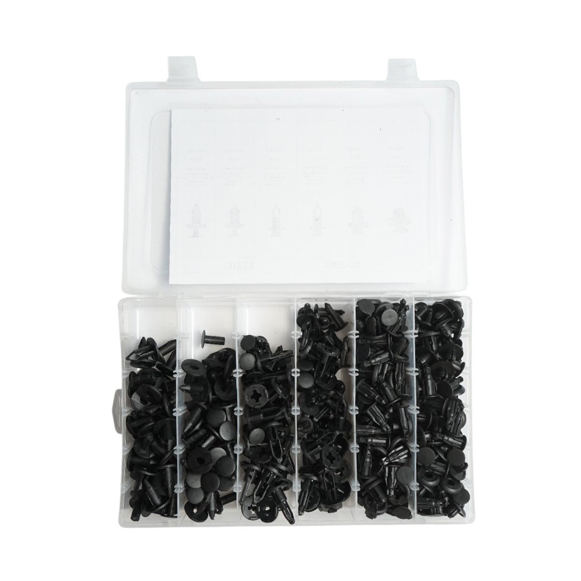 Kit di clip in plastica universali per auto da 200 pezzi - immagine 2