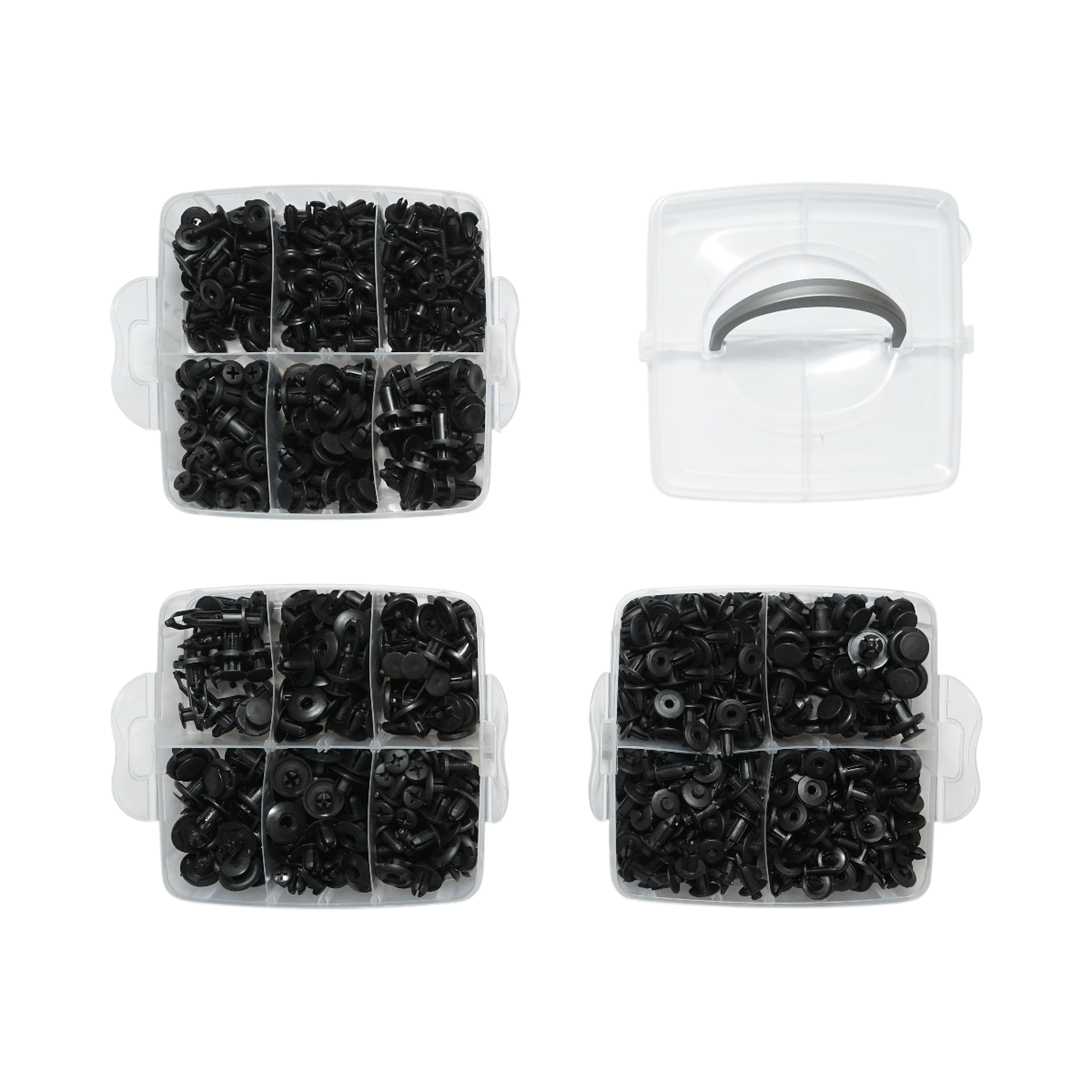 Kit di clip per auto da 620 pezzi con 5 strumenti di rimozione Breckner Germany - immagine 3