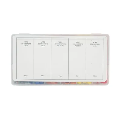 Kit di connettori elettrici terminali a innesto rapido con collegamento a vite 158 pezzi - immagine 3