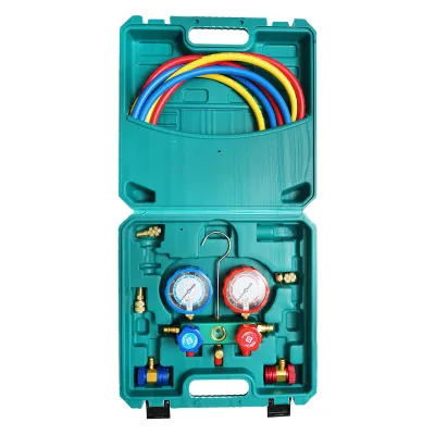 Kit di controllo e ricarica del sistema di aria condizionata per auto, freon R22, R32, R134a, R410a - immagine 3