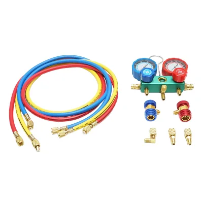 Kit di controllo e ricarica del sistema di aria condizionata per auto, freon R22, R32, R134a, R410a - immagine 4