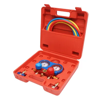 Kit di controllo e ricarica del sistema di aria condizionata per auto, freon R22, R32, R134a, R410a Breckner Germany - immagine 3