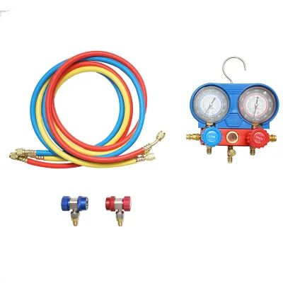 Kit di controllo e ricarica del sistema di aria condizionata per auto, freon R22, R32, R134a, R410a Breckner Germany - immagine 4