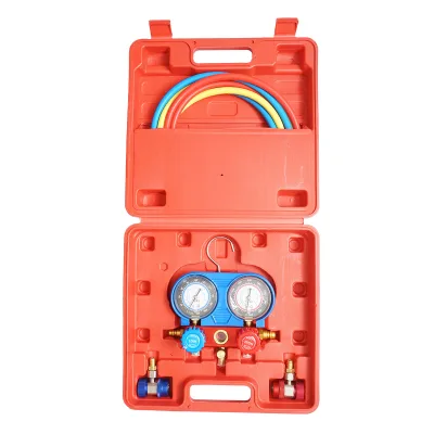 Kit di controllo e ricarica del sistema di aria condizionata per auto, freon R22, R32, R134a, R410a Breckner Germany - immagine 2