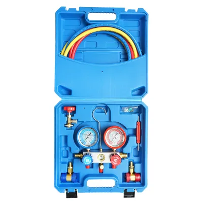 Kit di controllo e ricarica dell'impianto di climatizzazione per auto R22, R32, R134a, R410a - immagine 3
