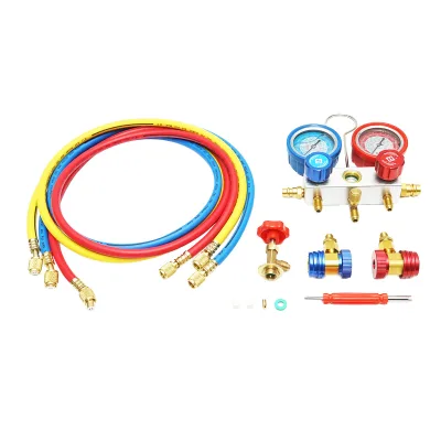 Kit di controllo e ricarica dell'impianto di climatizzazione per auto R22, R32, R134a, R410a - immagine 4