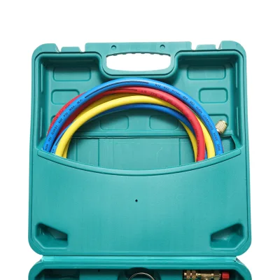 Kit di controllo e ricarica dell'impianto di climatizzazione per auto, freon R12, R22, R134a, R404, R502 - immagine 4