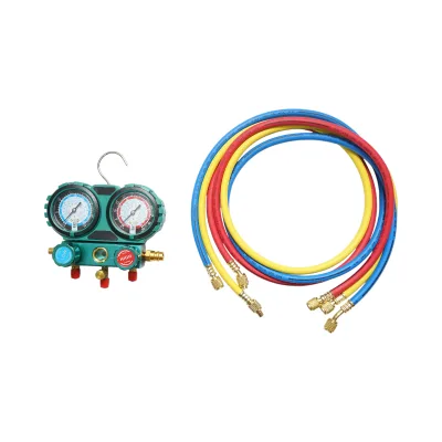 Kit di controllo e ricarica dell'impianto di climatizzazione per auto, freon R12, R22, R134a, R404, R502 - immagine 5