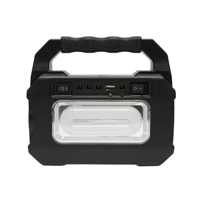 Kit di illuminazione LED portatile con 3 lampadine/proiettore, pannello solare e batteria da 3,7 V, 4500 Ah per la pesca in campeggio GD-8080 - immagine 3