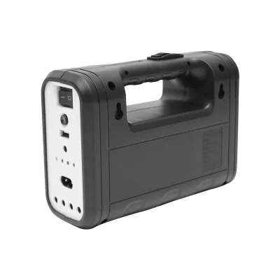 Kit di illuminazione LED portatile con 3 lampadine/proiettore, pannello solare e batteria da 6V, 4,5Ah per pesca da campeggio GD-8017 - immagine 5