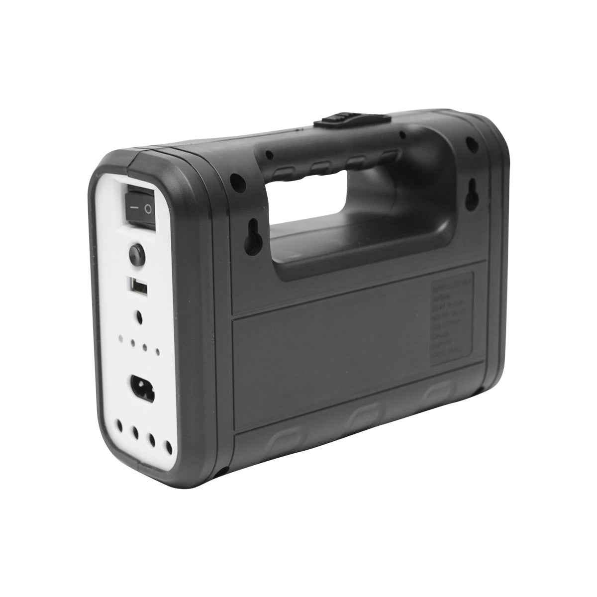 Kit di illuminazione LED portatile con 3 lampadine/proiettore, pannello solare e batteria da 6V, 4,5Ah per pesca da campeggio GD-8017 - immagine 5