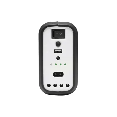 Kit di illuminazione LED portatile con 3 lampadine/proiettore, pannello solare e batteria da 6V, 4,5Ah per pesca da campeggio GD-8017 - immagine 6