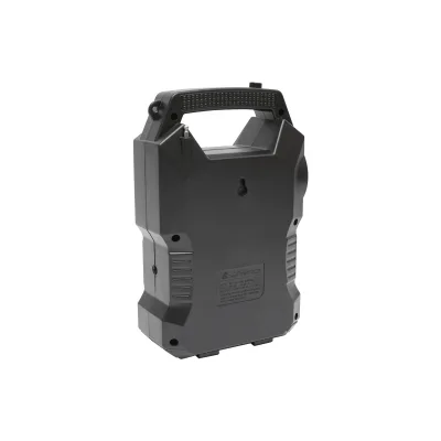 Kit di illuminazione LED portatile con 3 lampadine/proiettore, radio FM, telecomando a pannello solare e batteria da 6 V, 3 Ah per la pesca in campeggio GD-8060 - immagine 5