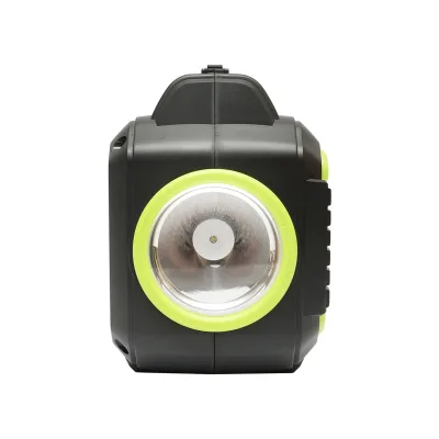Kit di illuminazione LED portatile con 4 lampadine/proiettore, radio FM, pannello solare e batteria da 3,7 V, 10000 mAH per la pesca in campeggio GD-8072 - immagine 2