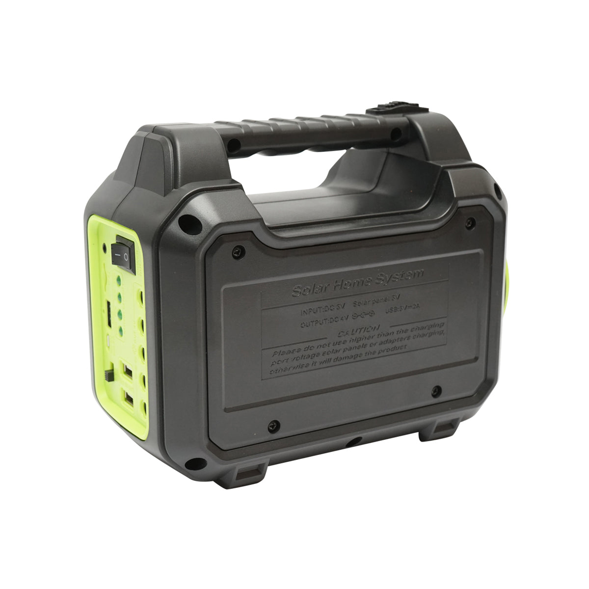 Kit di illuminazione LED portatile con 4 lampadine/proiettore, radio FM, pannello solare e batteria da 3,7 V, 10000 mAH per la pesca in campeggio GD-8072 - immagine 4