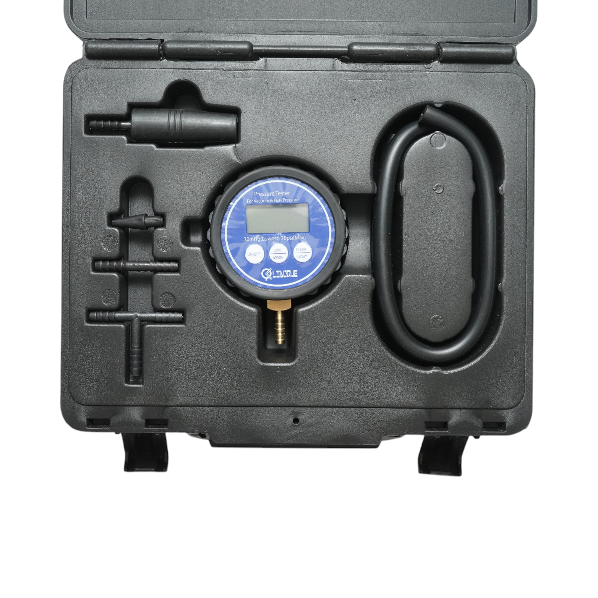 Kit di prova della pressione del carburante e del vuoto, manometro digitale 0-20 PSI Breckner Germany - immagine 3