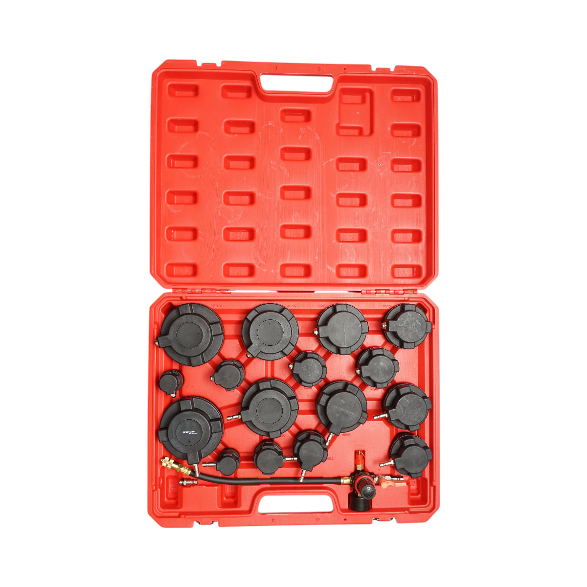 Kit di prova della pressione del sistema turbocompressore 31-110 mm 17 pezzi Breckner Germany
